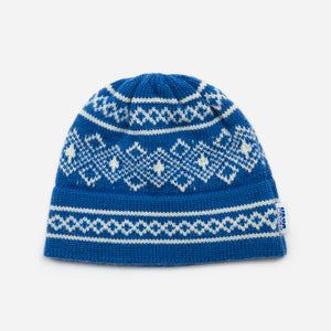Big Rock Candy Mountaineering - Big Rock Candy Mountaineering Stowe Mosaic Beanie - Blueberry -  - Main Front View