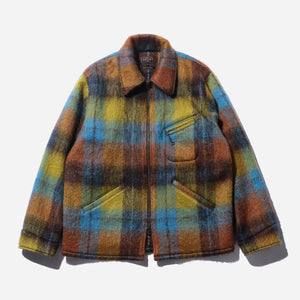 Beams+ - CLASSIC WOOL SPORTS JACKET - BROWN/MIX -  - Main Front View