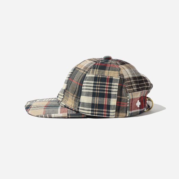 6 PANEL MADRAS CAP - PATCHWORK