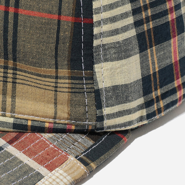 6 PANEL MADRAS CAP - PATCHWORK