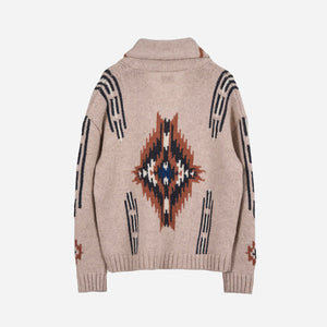 Pendleton - Pendleton Made for Japan Hand Knit Cardigan - Saltillo Sunset -  - Alternative View 1