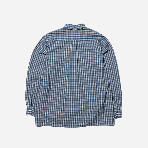 Beams Plus Open B.D Indigo Dobby Plaid