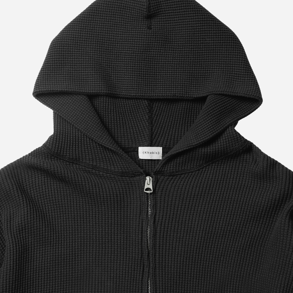 Khakis 2020 Waffle Full Zip Hoodie - Black