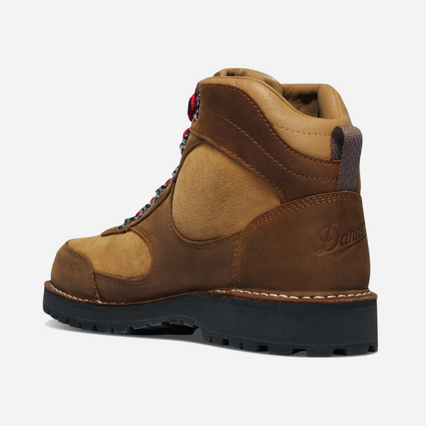 CASCADE CRESCENT GORE-TEX BOOT - GRIZZLY BROWN/RHODO RED