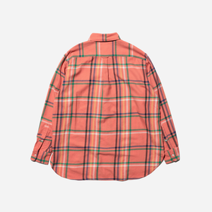 Beams+ - Beams Plus B.D Pullover Classic Fit Indian Nel Plaid - Pink -  - Alternative View 1