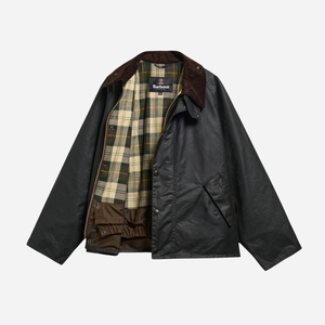 Barbour - Barbour Transport Wax Jacket - Sage Olive -  - Alternative View 1