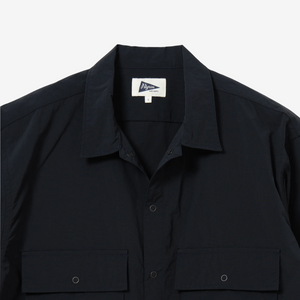 Pilgrim Surf + Supply - IVAN NYLON HUNTING SHIRT - NAVY -  - Alternative View 1