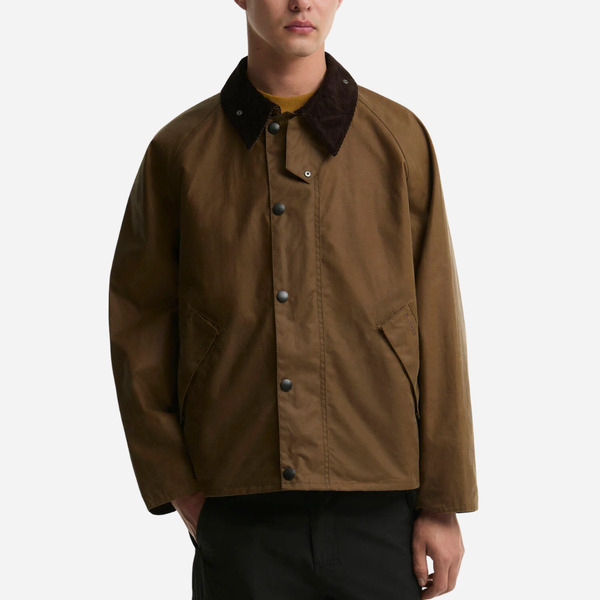 Barbour Transport Wax Jacket- Sand