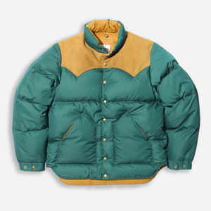 Rocky Mountain Featherbed - ORIGINAL DOWN JACKET - GREEN/GOLD -  - Main Front View