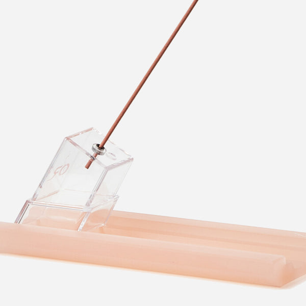 GLACIER INCENSE BURNER - MATTE ROSE