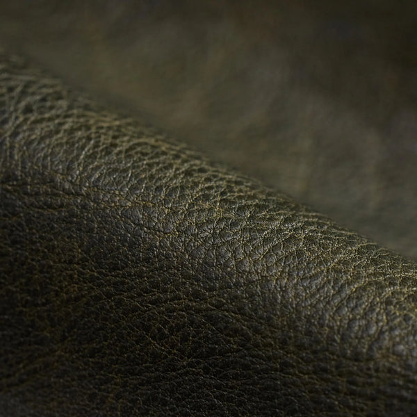 RAYMOND LEATHER FLIGHT JACKET - VINTAGE OLIVE