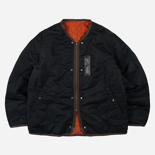 REVERSIBLE MA-1 LINER JACKET - BLACK