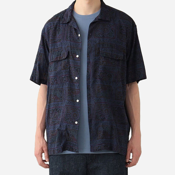 SAM BATIK SUMMER SHIRT - NAVY