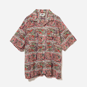 Pilgrim Surf + Supply - SAM BATIK SUMMER SHIRT - MULTI WHITE -  - Main Front View