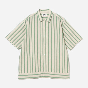 Pilgrim Surf + Supply - CLAUDE STRIPE SHIRT - NATURAL -  - Main Front View