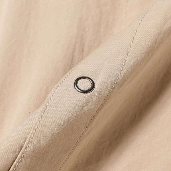 IVAN WEATHER CLOTH SHIRT - KHAKI