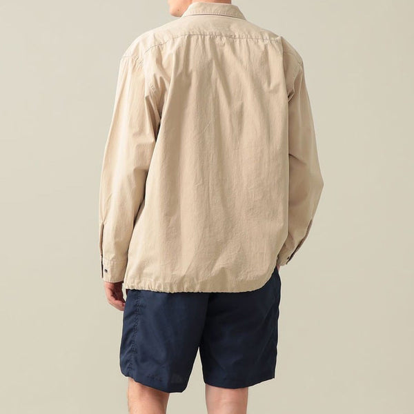 IVAN WEATHER CLOTH SHIRT - KHAKI