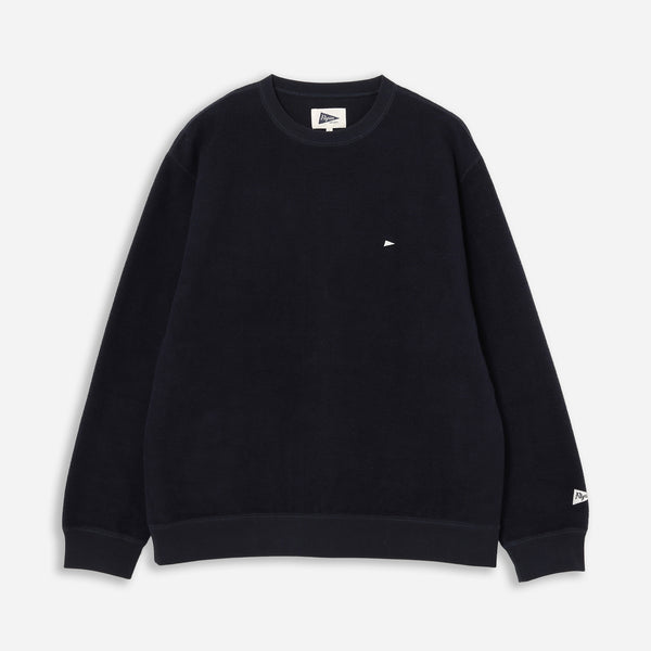 KAGAN FLEECE CREW SWEATSHIRT - NAVY