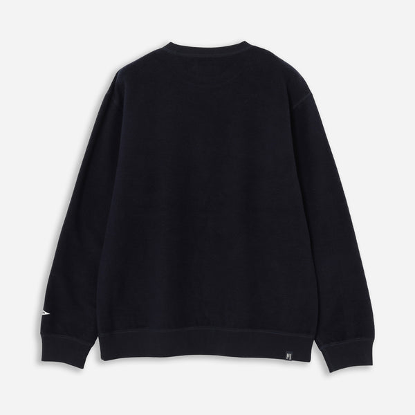 KAGAN FLEECE CREW SWEATSHIRT - NAVY