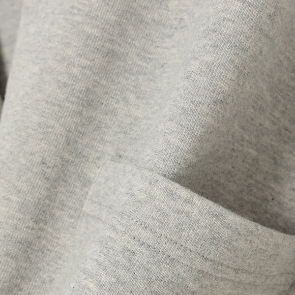 BEENIE FISHERMAN HOODIE - HEATHER GREY