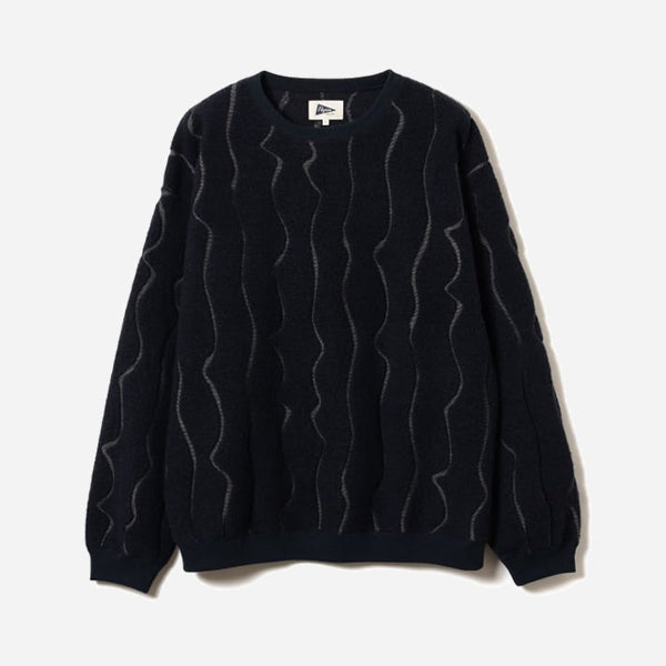 MISHA BOA CREW SWEAT - NAVY