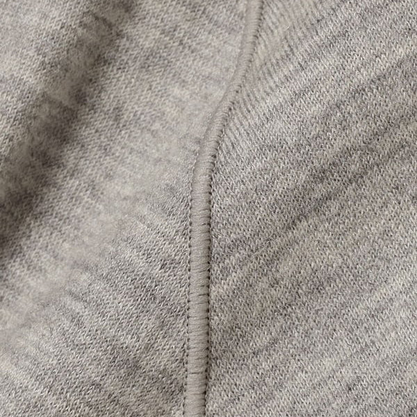 GEOFFREY WOOL RAGLAN L/S T-SHIRT - HEATHER GREY