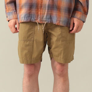 Pilgrim Surf + Supply - SALATHE CORDURA BAKER SHORT - KHAKI -  - Alternative View 1