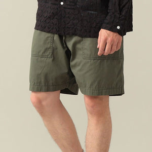 Pilgrim Surf + Supply - SALATHE CORDURA BAKER SHORT - OLIVE -  - Alternative View 1