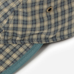 Pilgrim Surf + Supply - PLAID LONG BILL CAP - OLIVE -  - Alternative View 1