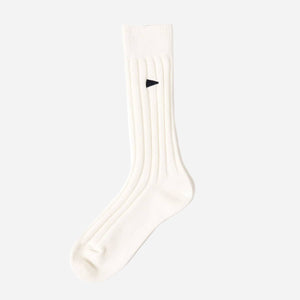 Pilgrim Surf + Supply - PENNANT CREW SOCK - WHITE -  - Main Front View