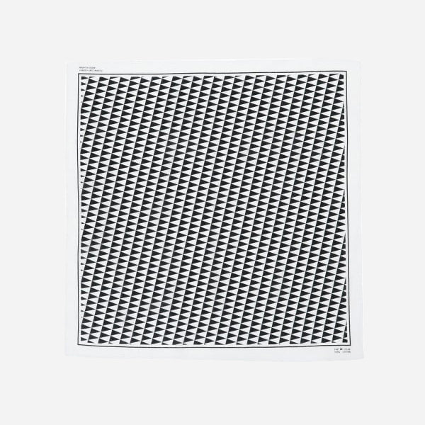 PENNANT CHECK BANDANA - WHITE