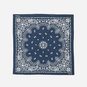 Pilgrim Surf + Supply - PAISLEY BANDANA - NAVY -  - Main Front View