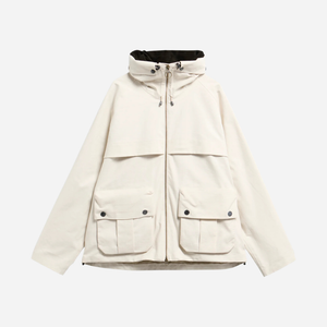 Barbour - Barbour Ursula Wading Hooded Jacket - Fog -  - Main Front View