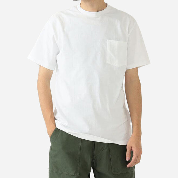 TWO PACK POCKET T-SHIRTS - WHITE