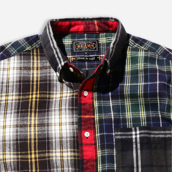 CRAZY PANEL B.D CHECKED SHIRT - MULTI