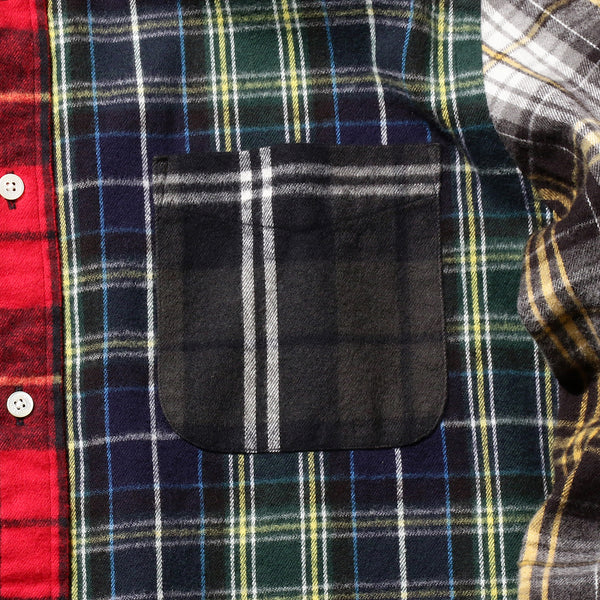 CRAZY PANEL B.D CHECKED SHIRT - MULTI