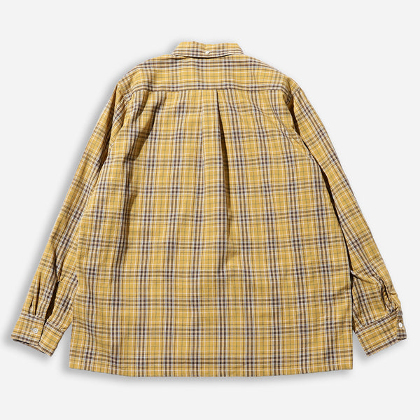 PANAMA PLAID B.D SHIRT - YELLOW