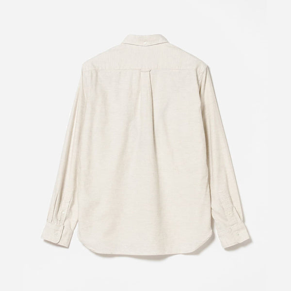 SOLID FLANNEL SHIRT - OFF WHITE