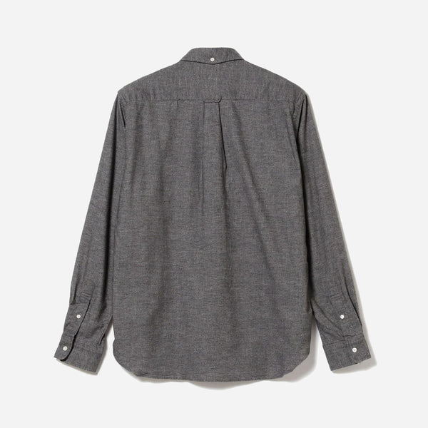 SOLID FLANNEL SHIRT - DARY GREY