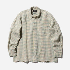 Beams+ - GUNCLUB MESH B.D SHIRT - WHITE -  - Main Front View