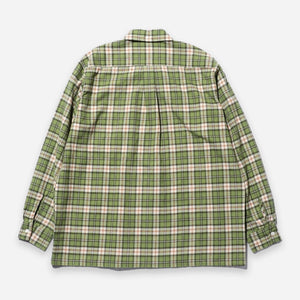 Beams+ - B.D DOBBY PLAID SHIRT - MATCHA -  - Alternative View 1