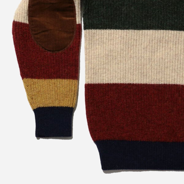 MULTI STRIPE CREW JUMPER - MULTI