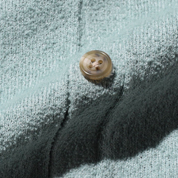 BOUCLE SUMMER CARDIGAN - SAX BLUE