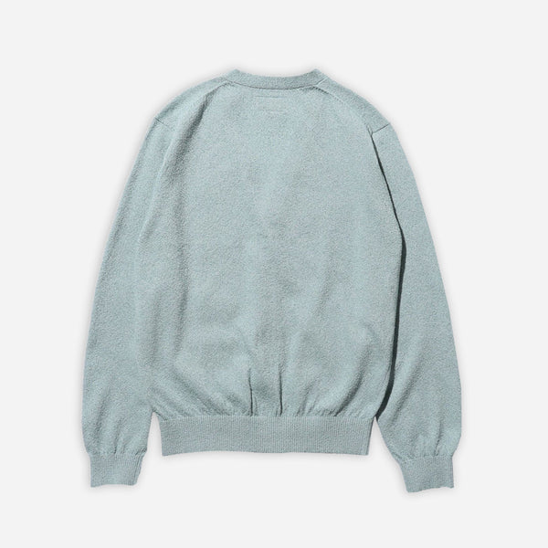 BOUCLE SUMMER CARDIGAN - SAX BLUE