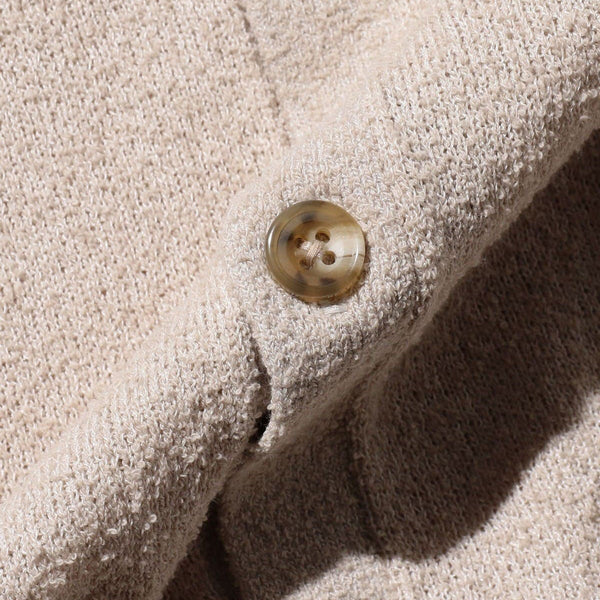 BOUCLE SUMMER CARDIGAN - BEIGE