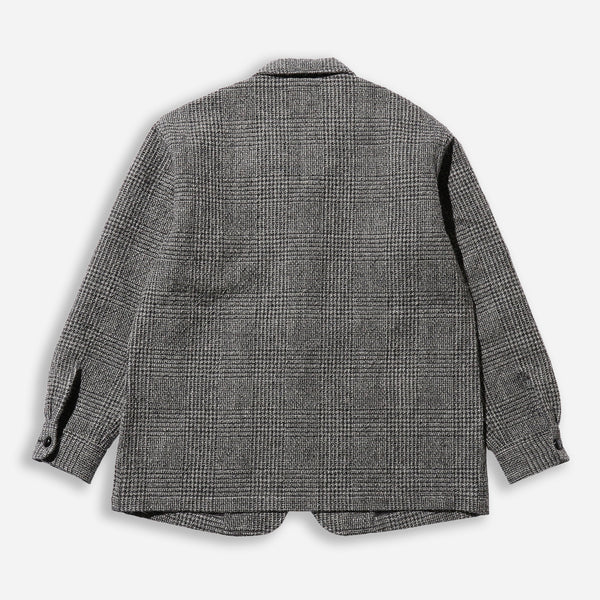 4B ALPACA TWEED JACKET - GLEN CHECK