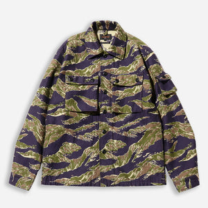 Beams+ - MIL SHIRT JACKET - CAMO TIGER STRIPE -  - Main Front View