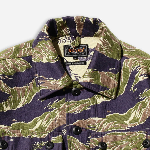 MIL SHIRT JACKET - CAMO TIGER STRIPE