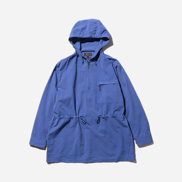 POP OVER GARMENT DYE ANORAK - BLUEBERRY