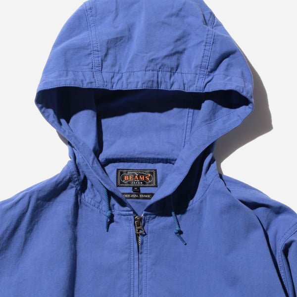 POP OVER GARMENT DYE ANORAK - BLUEBERRY